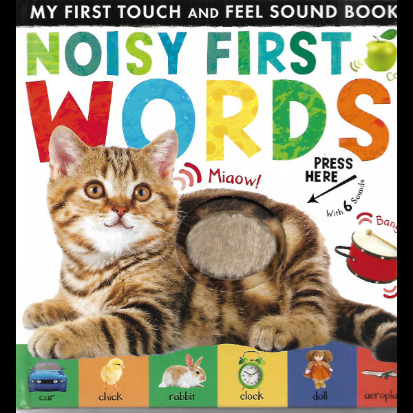 My First Touch And Feel Sound Book Noisy Fir Wordsst