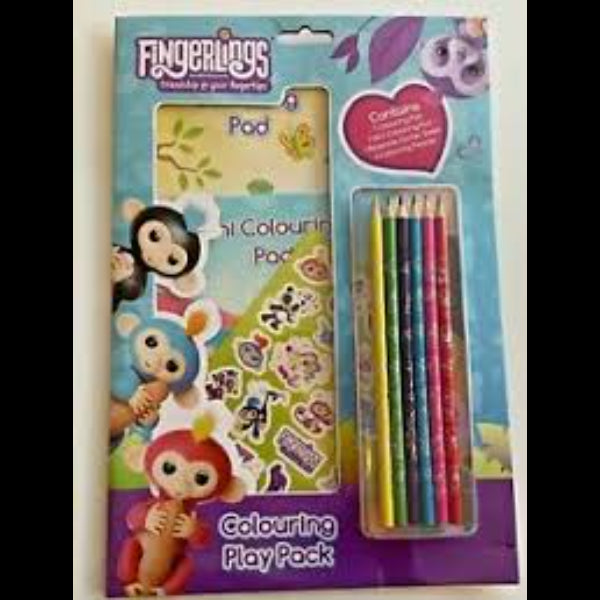 Fingerlings colouring pack