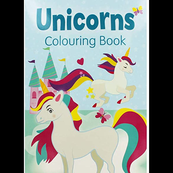 Unicorns colouring book