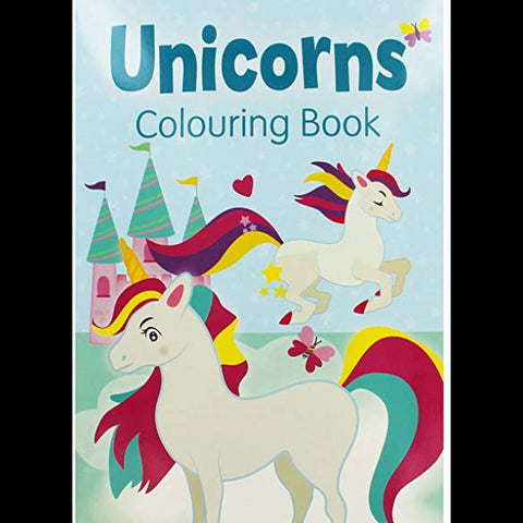 Unicorns colouring book