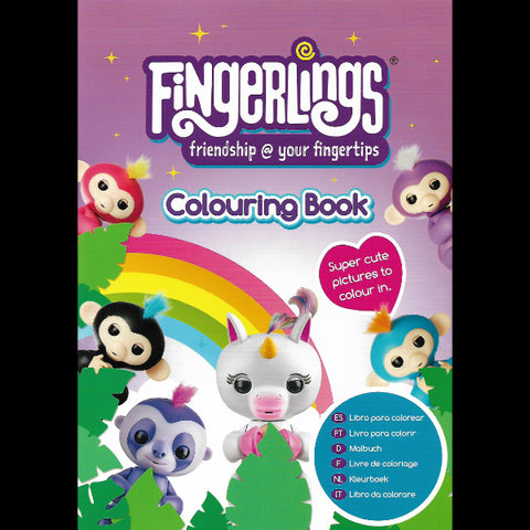 Fingerlings Colouring Book