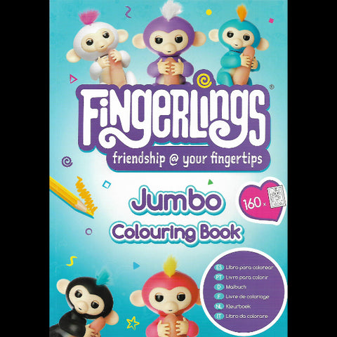 Fingerlings Jumbo Colouring Book